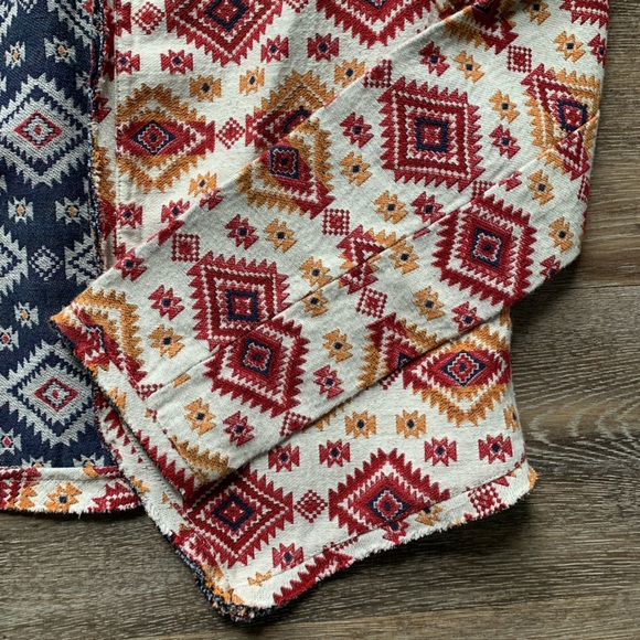 Unbranded Cream Aztec Patterned Jacket M - Picture 2 of 6